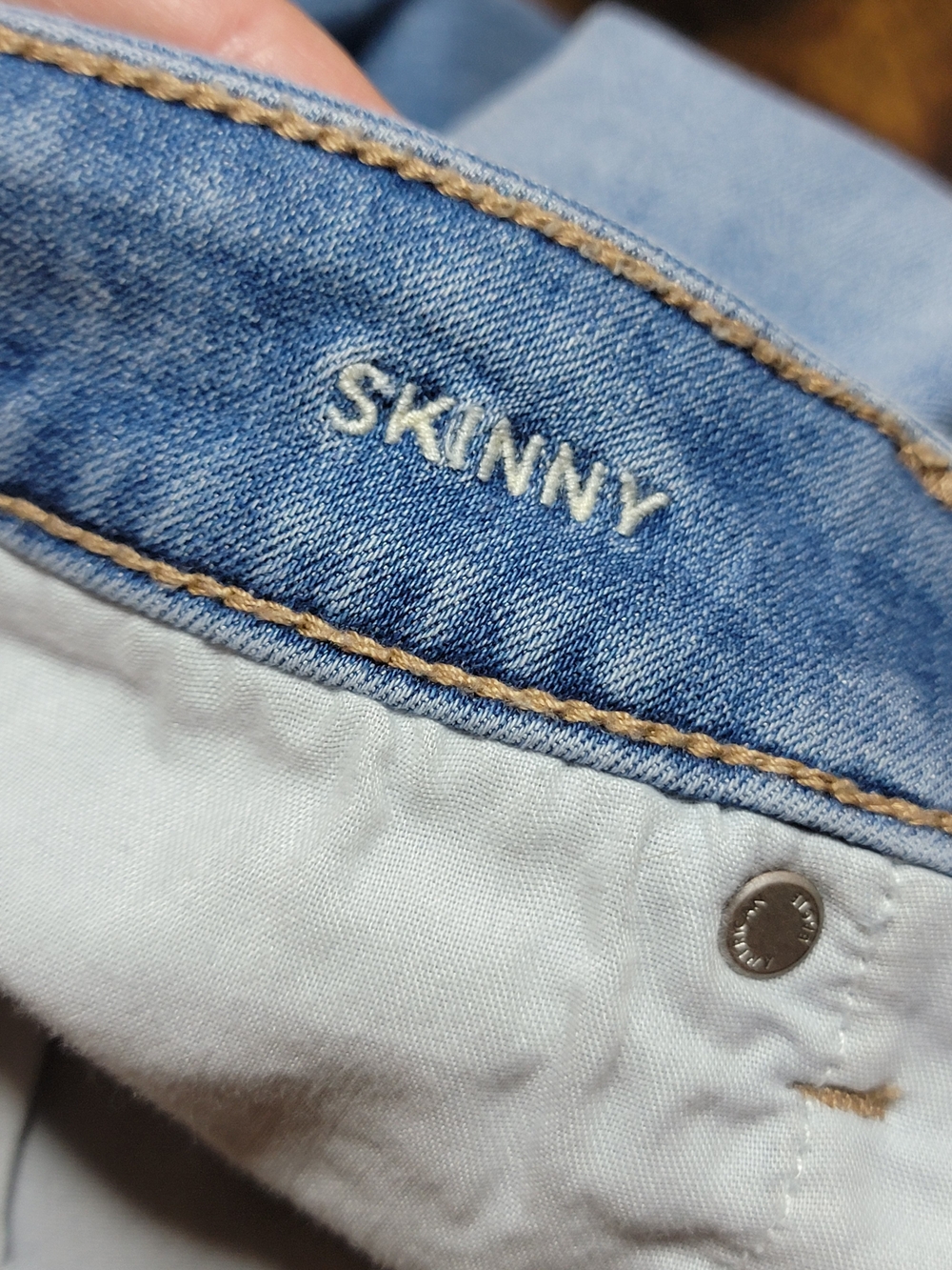 American Eagle Outfitters Light Blue Women’s Skinny Jeans Size 10 Xshort - Picture 8 of 11